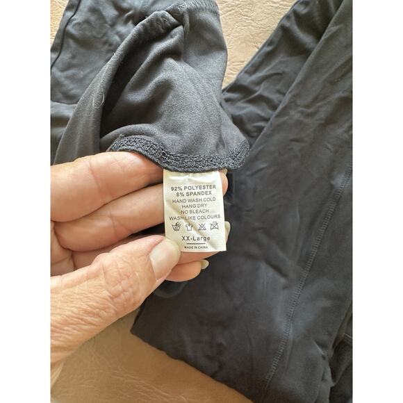 3 packs Thick High Waist Yoga Pants with Pockets, Tummy Control Workout Size XXL - Picture 4 of 5